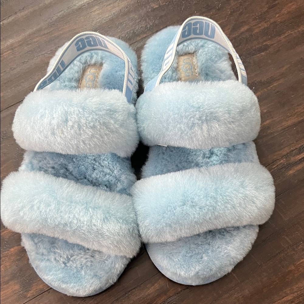 UGG Kids Slippers in Light Blue